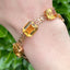 Citrine Bracelet, Hallmarked Edinburgh 1961