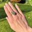 Emerald & Diamond Bow Ring, Circa 1980