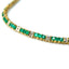 Emerald & Diamond Line Bracelet, Circa 1980