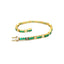 Emerald & Diamond Line Bracelet, Circa 1980