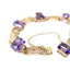 Amethyst Panel Bracelet, Circa 1950