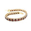 Garnet Line Bracelet, Circa 1960
