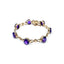 Amethyst Bracelet by Cropp & Farr, Hallmark Birmingham 1989
