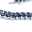 Marquise Sapphire and Diamond Bracelet by Bernard Instone, Circa 1965