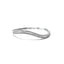 Baguette & Brilliant Cut Diamond 3 Row Wave Bangle, Circa 2000