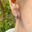 Diamond Kiss Earrings, Circa 1980