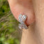 Diamond Kiss Earrings, Circa 1980
