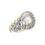 Beautiful Diamond Drop Earrings, Circa 2000