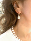 South Sea Pearl Pearshape Drop Earrings, Circa 2000