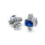 Sapphire and Diamond Earrings, Circa 1960