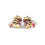 Diamond & Ruby Clip on Earrings, Circa 1950