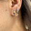 Diamond & Ruby Clip on Earrings, Circa 1950