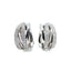 Multi Strand Diamond Hoop Earrings, Circa 1990