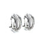 Multi Strand Diamond Hoop Earrings, Circa 1990