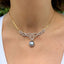 Tahitian Pearl & Diamond Necklace, Circa 1975