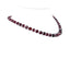 Art Deco Garnet & Rock Crystal Necklace, Circa 1920