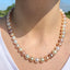 Pink Tone Cultured Pearl Necklace, Circa 2000