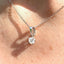 Diamond Solitaire Pendant, Circa 1990