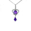 Victorian Amethyst and Diamond Pendant