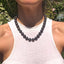 Tahitian Black South Sea Pearl Necklace, Circa 1980