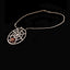 Diamond and Star Diopside Spider Web Necklace, Circa 1990