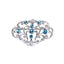 Art Deco Natural Zircon & Diamond Brooch, Circa 1930