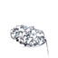 Art Deco Natural Zircon & Diamond Brooch, Circa 1930