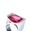 Pink Tourmaline & Diamond Cocktail Ring, Circa 1990