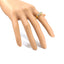 Diamond Half Eternity Ring in 18 carat Yellow Gold, Hallmark Edinburgh 1999