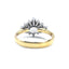 Diamond Cluster Ring, Hallmarked London Import 1987