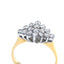 Diamond Cluster Ring, Hallmarked London Import 1987