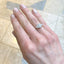 Diamond Cluster Ring, Hallmarked London Import 1987