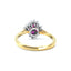 Ruby & Diamond Cluster Ring, Hallmarked London 1975