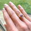 Ruby & Diamond Cluster Ring, Hallmarked London 1975