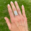 Art Deco Diamond Oblong Plaque Ring, Circa 1930