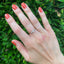 Diamond Solitaire Ring with Marquise Diamond Shoulders, Circa 1980