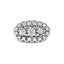 Triple Cluster Diamond Ring, Circa 1950