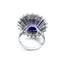 Amethyst & Diamond Circular Ring, Circa 1960