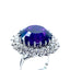 Amethyst & Diamond Circular Ring, Circa 1960