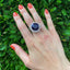 Amethyst & Diamond Circular Ring, Circa 1960