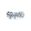 Yellow & White Diamond Flower Band Ring, Circa 2005