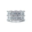 5 Row Diamond Ring, Circa 2000