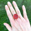 Gentlemans Carved Armourial Cornelian Itaglio Seal Ring, Circa 1870