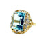 Aquamarine Solitaire Ring, Circa 1950