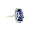 Oval Iolite and Diamond Ring, Circa 1990