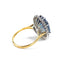 Oval Iolite and Diamond Ring, Circa 1990