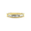Baguette Diamond Half Eternity Ring, Circa 1990