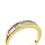 Baguette Diamond Half Eternity Ring, Circa 1990
