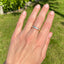 Baguette Diamond Half Eternity Ring, Circa 1990