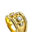 Etruscan Diamond Band Ring, Hallmarked London 1997
